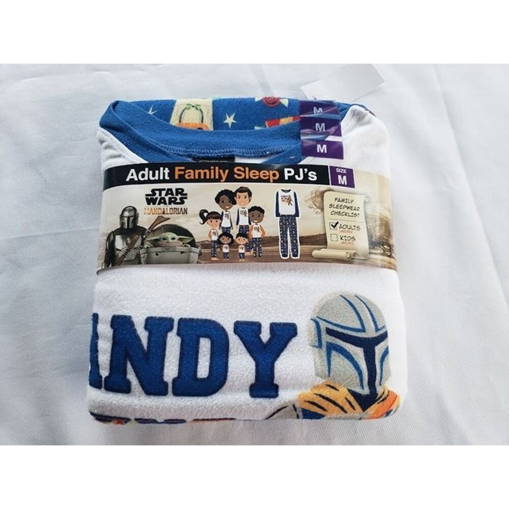 Star Wars Mandalorian HALLOWEEN Pajamas - MENS MEDIUM - NEW